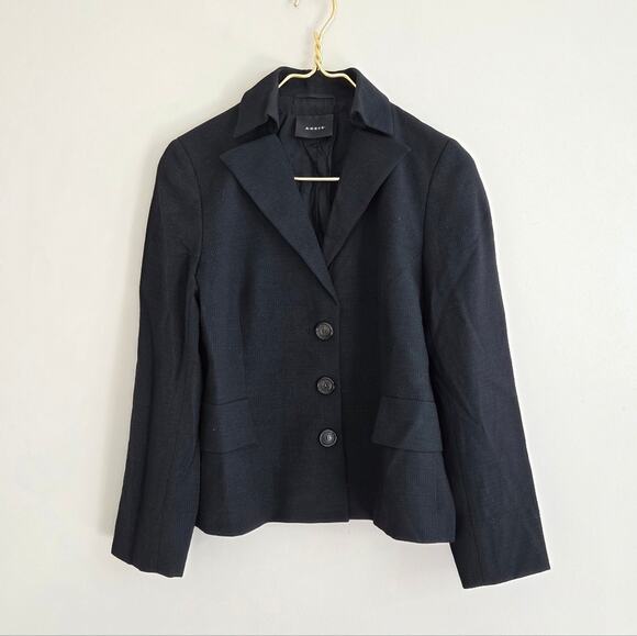 Akris Jackets & Blazers - Akris Black Wool Blazer Jacket Size 8
